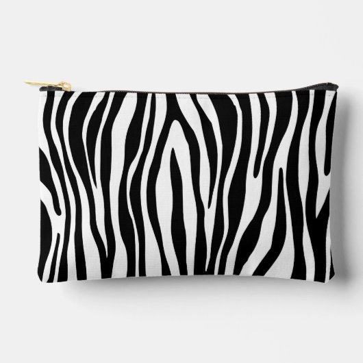 Zebra Print Zubehörtasche (Vorderseite)