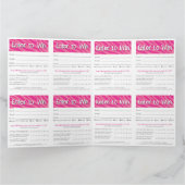 Zebra Printable Vendor Slips – Editable Download Karte (Innenseite)