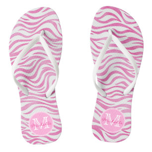 Zebra-Printmedien  Personalisiert Badesandalen