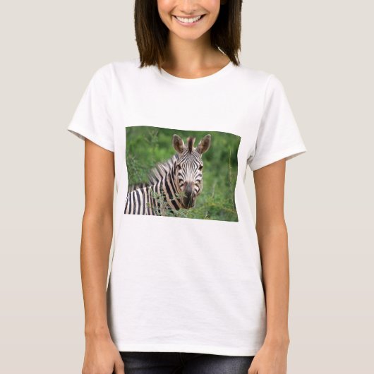 Zebra Profil T-Shirt (Vorderseite)