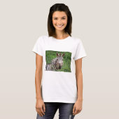 Zebra Profil T-Shirt (Vorne ganz)