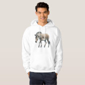 Zebra Pullover Hoodie (Vorne ganz)