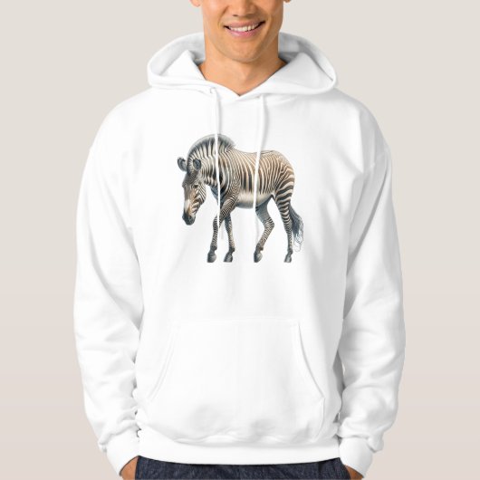 Zebra Pullover Hoodie (Vorderseite)