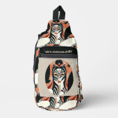 Zebra Queen Crossbody Bag (Vorderseite)