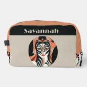 Zebra Queen Waschbeutel (Vorderseite)