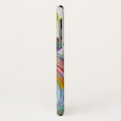 Zebra Rainbow Splash Case-Mate iPhone Hülle (Hinten/Links)
