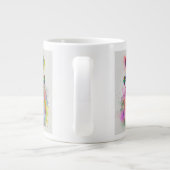 Zebra Rainbow Splash Jumbo-Tasse (Rückseite)