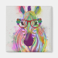 Zebra Rainbow Splash