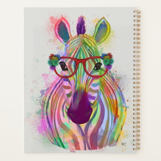 Zebra Rainbow Splash Planer (Rückseite)