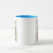 Zebra Rainbow Splash Tasse (Zentrum)