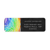 Zebra Rainbow und White Print (Vorne)