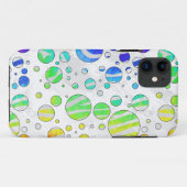 Zebra Rainbow und White Print Case-Mate iPhone Hülle (Rückseite (Horizontal))