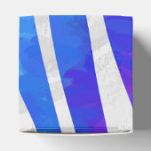 Zebra Rainbow und White Print Geschenkschachtel (Oben)