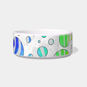 Zebra Rainbow und White Print Napf