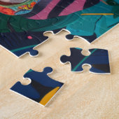 Zebra Reading a Book Maximalist Animal Art Puzzle (Seite)