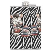 Zebra Reading Bücher. Flachmann (Rückseite)