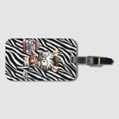 Zebra Reading Bücher. Gepäckanhänger (Vorderseite (Horizontal))