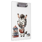 Zebra Reading Bücher. Klemmbrett (Rechts)