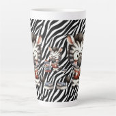 Zebra Reading Bücher. Milchtasse (Vorderseite)