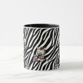 Zebra Reading Bücher. Tasse (Zentrum)