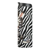 Zebra Reading Bücher. Thermosbecher (Nach rechts gedreht)
