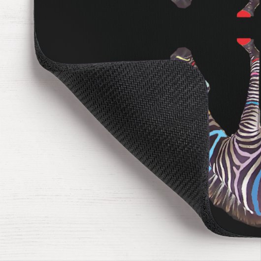 Zebra Reflection Mousemat Mousepad (Ecke)