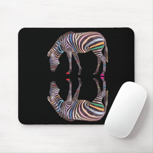 Zebra Reflection Mousemat Mousepad (Mit Mouse)