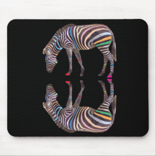 Zebra Reflection Mousemat Mousepad