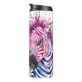 Zebra-Regenbogen-Thermaltrommel Thermosbecher (Nach rechts gedreht)