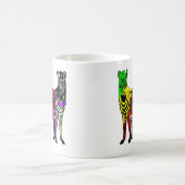 ZEBRA-REGENBOGEN U. BLACK/WHITE KAFFEETASSE (Mittel)