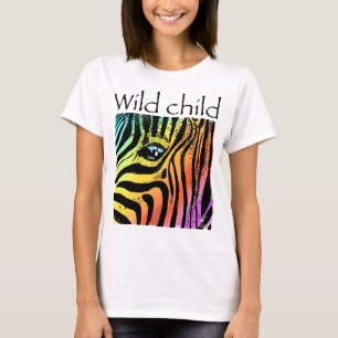 Zebra-Regenbogentiere T-Shirt