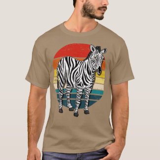 Zebra Retro Vintag T-Shirt