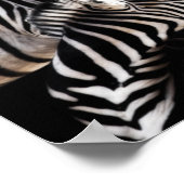 Zebra, Rett Wildnis für eine bessere Natur von mor Poster (Ecke)