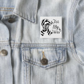Zebra Ribbon für meinen Helden Button (Beispiel)