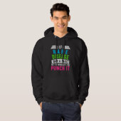 Zebra Ribbon I If Rare Diseases Had A Face I Would Hoodie (Vorne ganz)