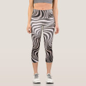 Zebra Rock! Capri Leggings (Vorderseite)