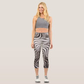 Zebra Rock! Capri Leggings (Vorderseite)