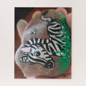 Zebra Rock gestrichen Puzzle (Vertikal)