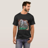 Zebra Rock gestrichen T-Shirt (Vorne ganz)