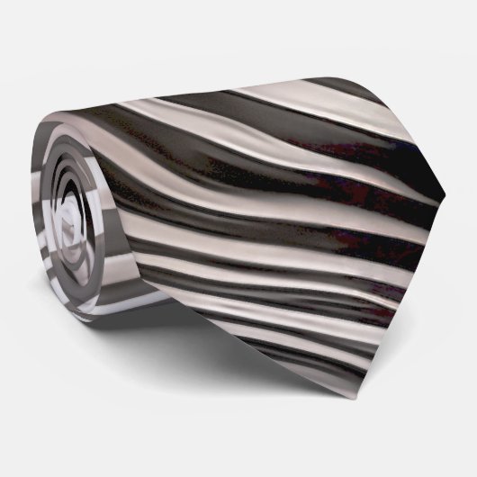 Zebra Rock! Krawatte (Gerollt)