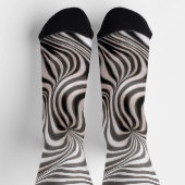 Zebra Rock! Socken (Oben)