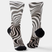 Zebra Rock! Socken (Gewinkelt)