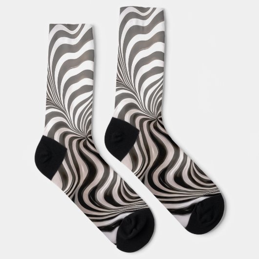 Zebra Rock! Socken (Rechts)