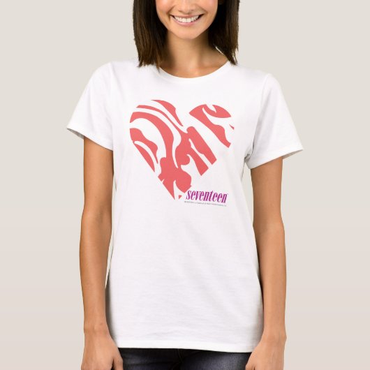 Zebra-Rosa 2 T-Shirt (Vorderseite)