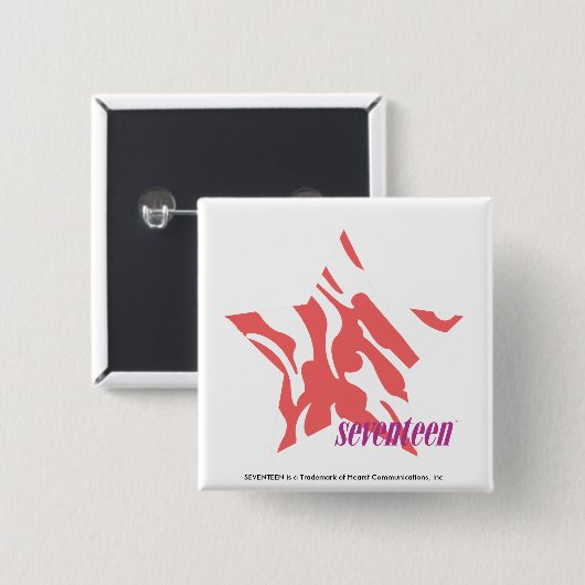 Zebra-Rosa 3 Button (Vorne & Hinten)