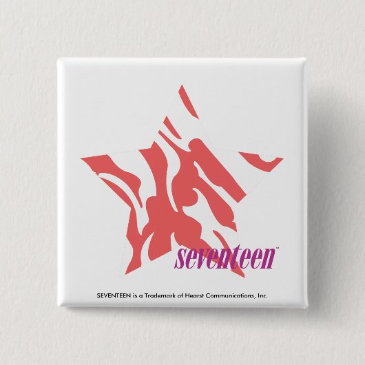 Zebra-Rosa 3 Button (Vorderseite)