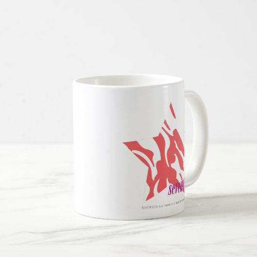 Zebra-Rosa 3 Kaffeetasse (VorderseiteRechts)