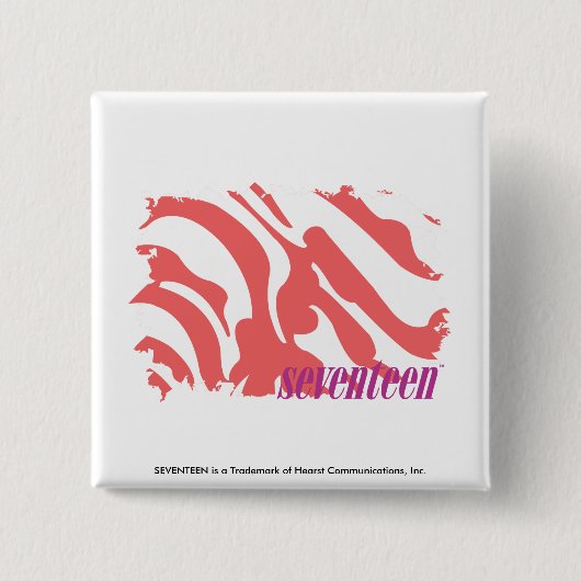 Zebra-Rosa 4 Button (Vorderseite)