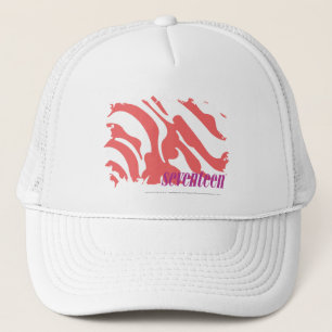 Zebra-Rosa 4 Truckerkappe