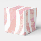 Zebra Rosa und Weiß Geschenkschachtel (Rückseite)